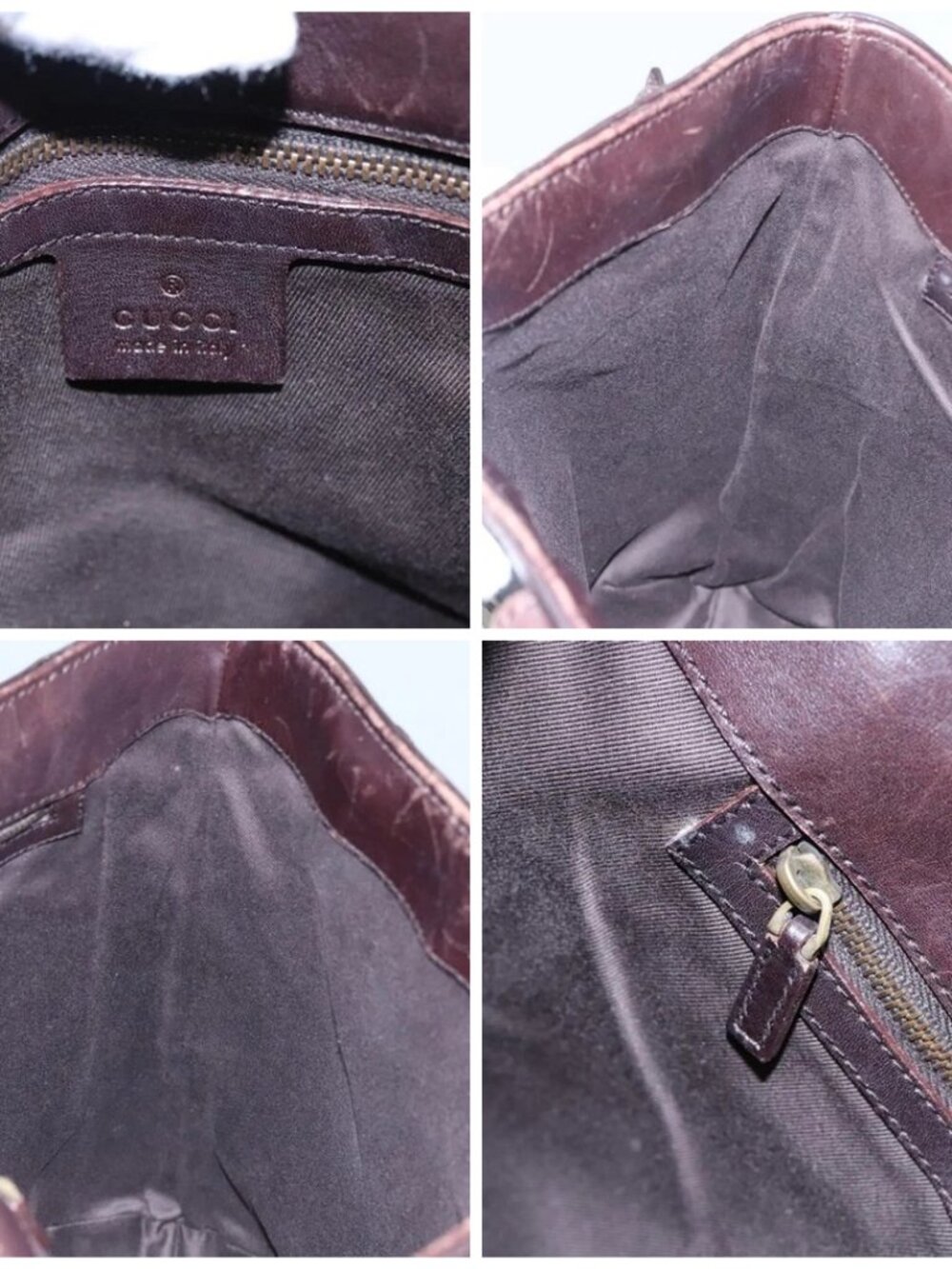 GUCCI GG Canvas Tote Bag Beige Brown gold - Picture 14 of 15